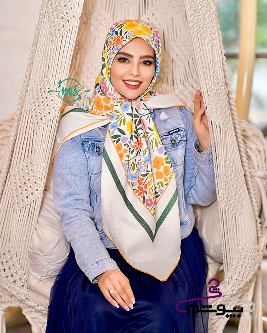 روسری نخ پنبه